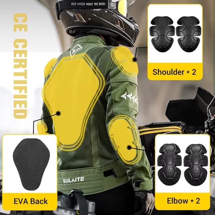 SULAITE – veste de moto respirante d'été