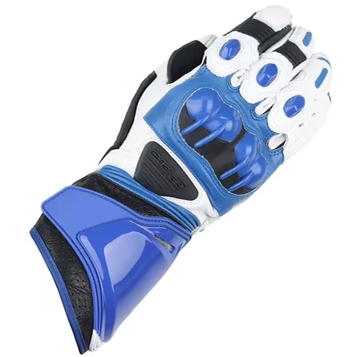 Gants de moto en cuir véritable Two-X Gp Pro pour homme