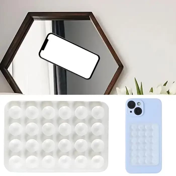 Tapis de support de téléphone à ventouse en Silicone