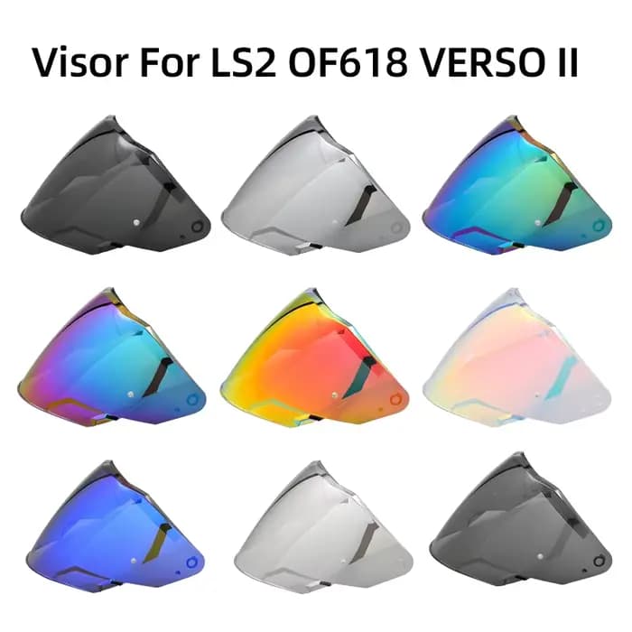 Visière de casque de moto pour LS2 OF618 VERSO II