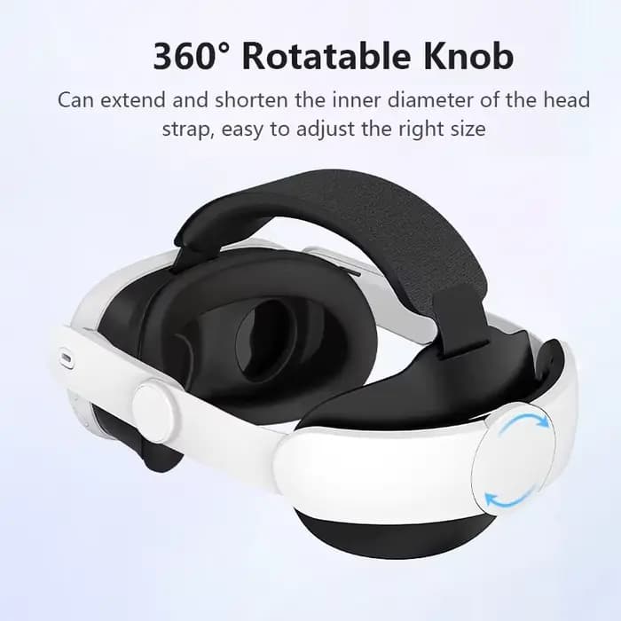 Sangle de tête VR pour Quest 3/Quest 3S, bandeau réglable, confortable à porter, sangle Elite pour Meta Quest 3S/3, accessoires VR
