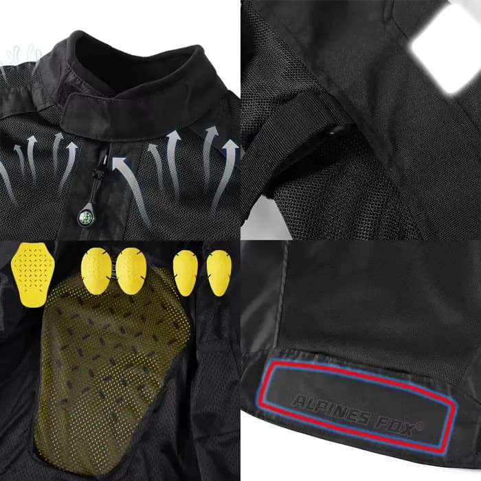 Veste de moto d'été pour hommes