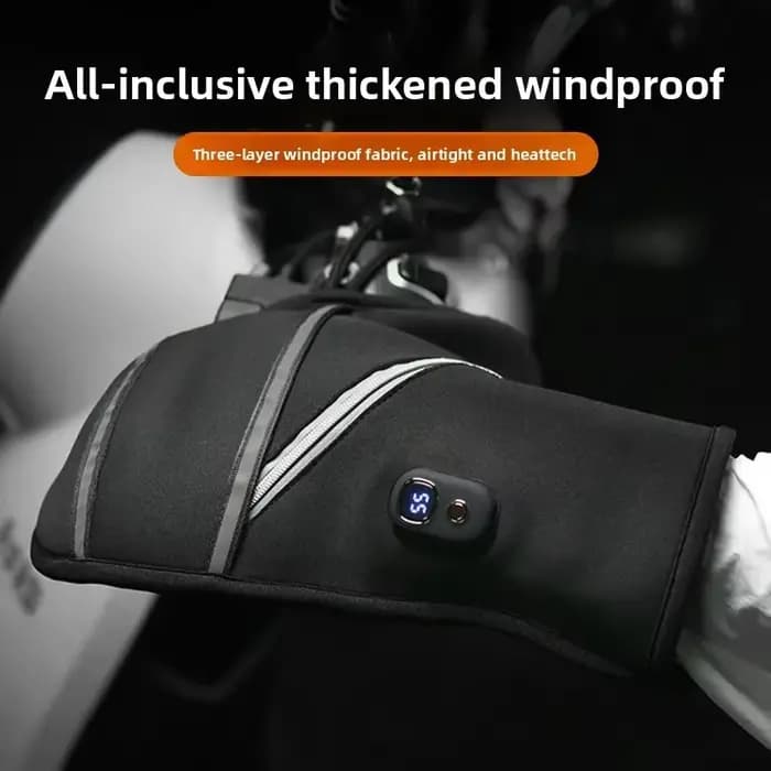 Gants de moto chauds d'hiver