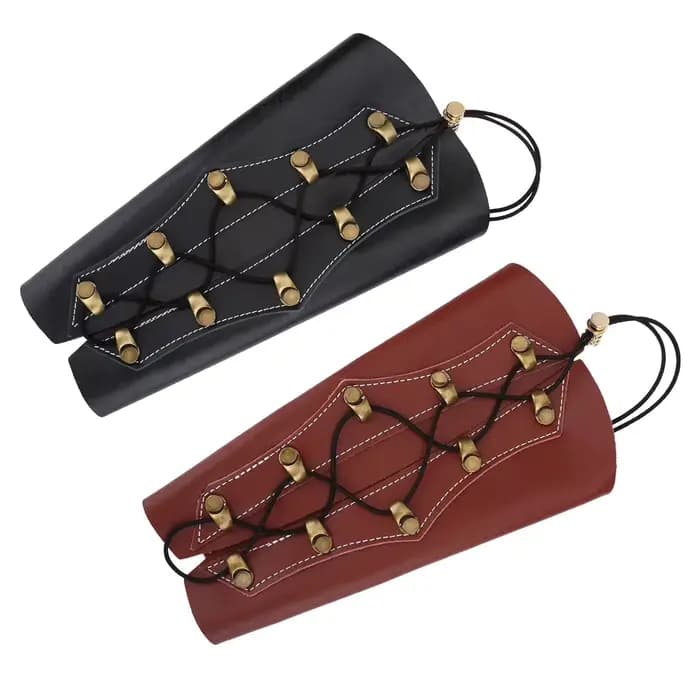 Protège-bras réglable et durable pour tir à l'arc, accessoire de protection en PU pour la chasse