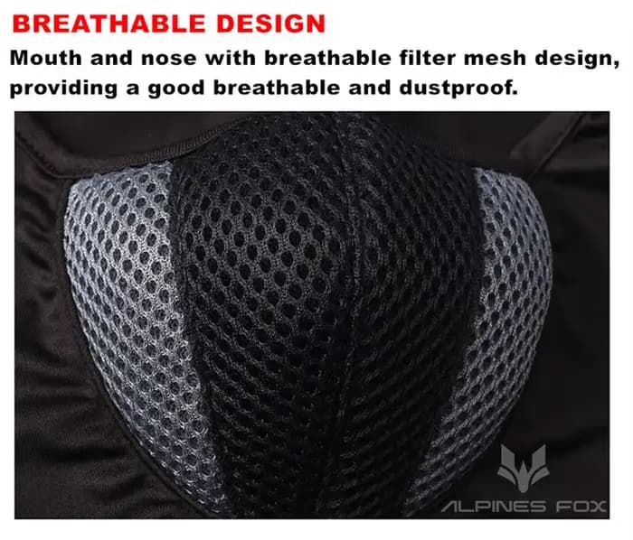 Cagoule respirante intégrale pour moto
