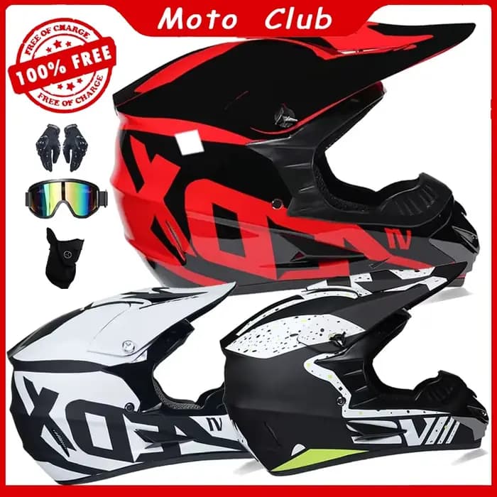 Moto enfant Casque complet enfants casques Motocross tout-terrain Casco