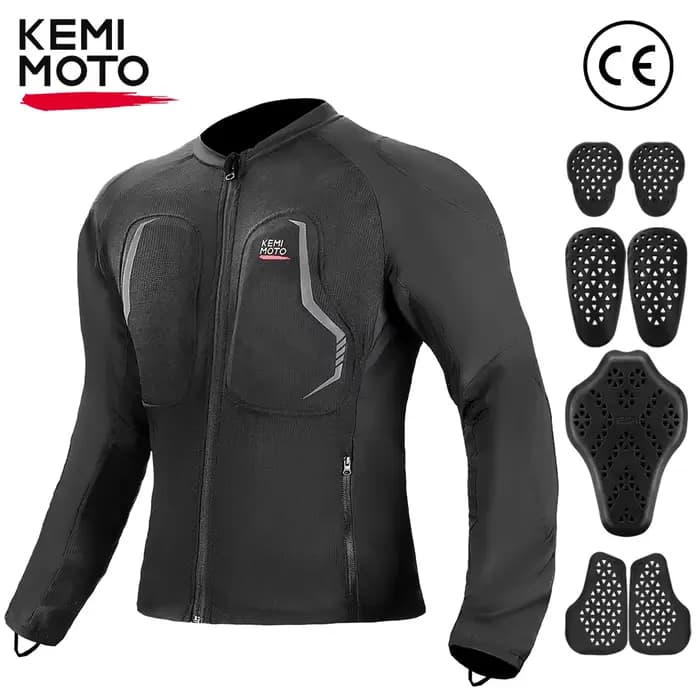 Blouson de protection moto homologué CE