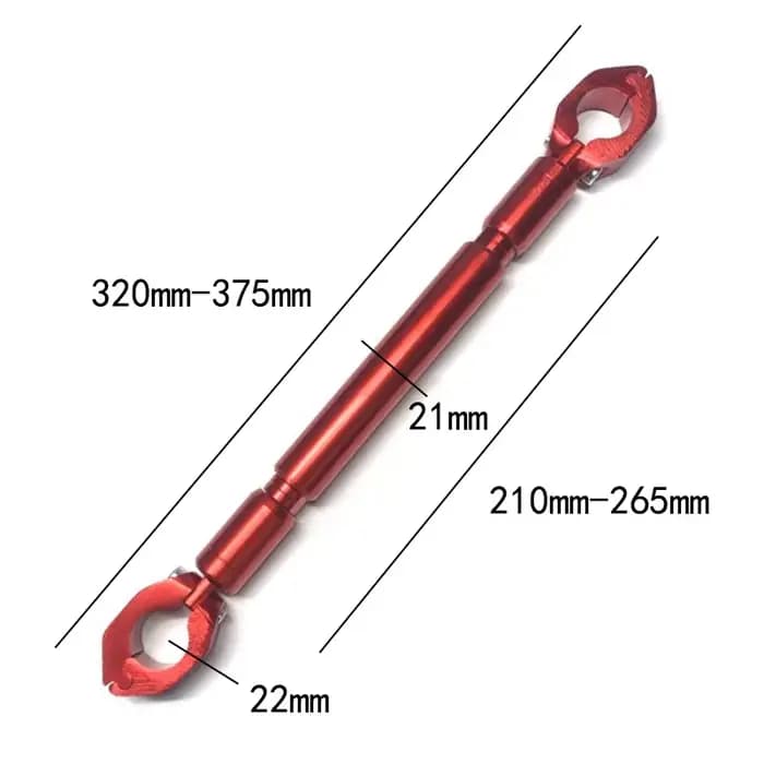 Barre d'équilibre pour guidon de moto