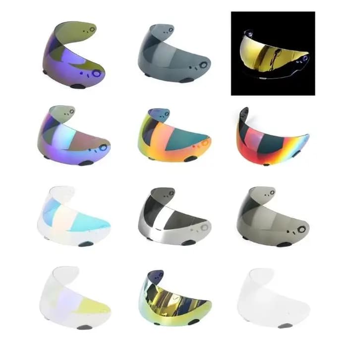 Casques 02DE Visors pour MIPS Casques cycles moterage Full Face Visors Visors Shield Cascètes Casques accessoires