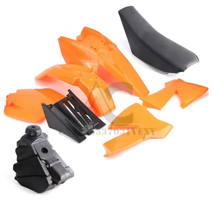 Kit plastique de protection de carénage pour motocross