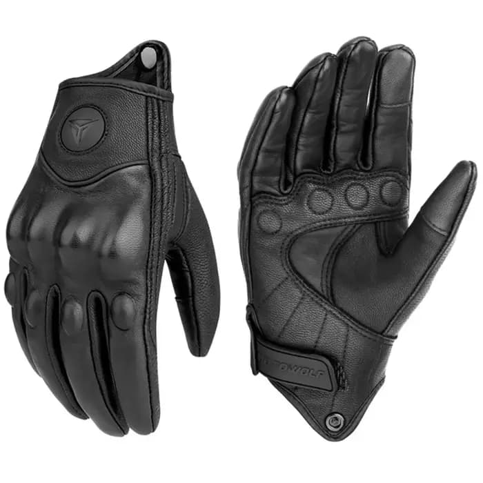 Gants de Moto en cuir véritable