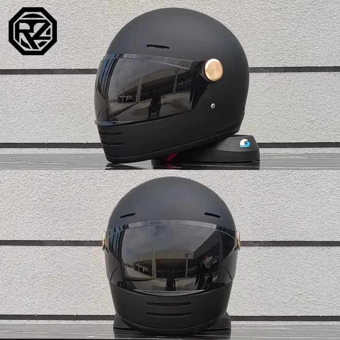 Casque intégral de Moto rétro approuvé DOT