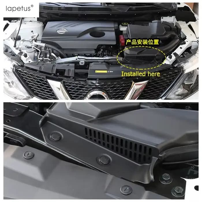 Accessoires de voiture pour Nissan Qashqai J11 2.0L 2014 – 2020, Kit de protection de l'évent d'entrée de climatiseur, Kit de garniture