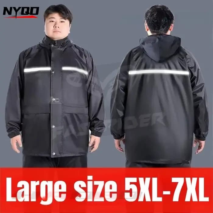 Imperméable de moto grande taille 6XL 7XL 8XL