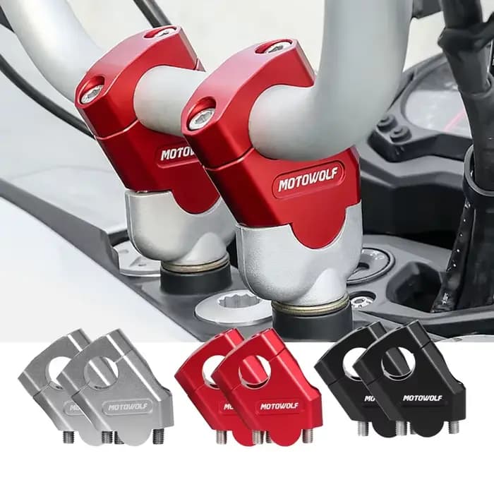 Rehausseurs de guidon moto 22mm 28mm