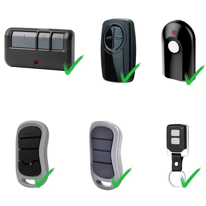 Étui pour ouvre-porte de garage avec mousqueton, support portable anti-perte léger avec mousqueton, support de télécommande de garage pour l'extérieur