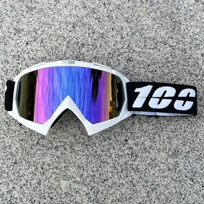 100 lunettes de moto lunettes de cyclisme en plein air tout-terrain Ski Sport MX ATV Dirt Bike lunettes de course lunettes de Motocross lunettes de vélo