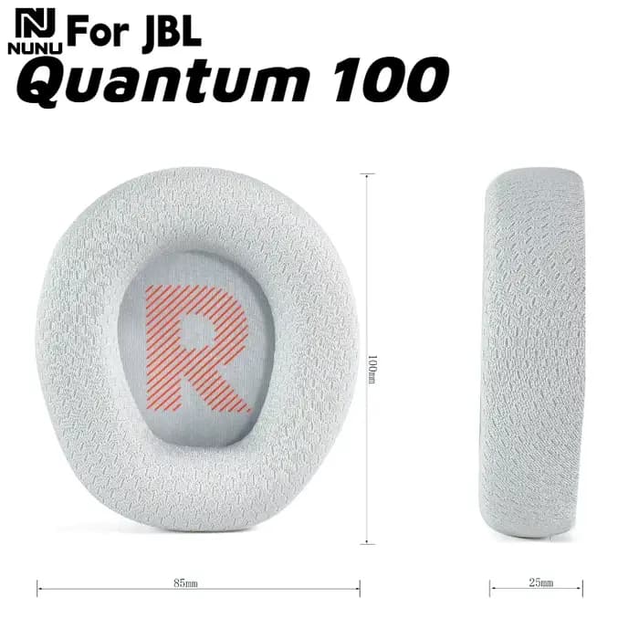 Coussinets d'oreille en filet respirant de remplacement / coussin de bandeau pour casque JBL Quantum 100