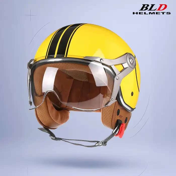 BLD Casco moto rétro casque