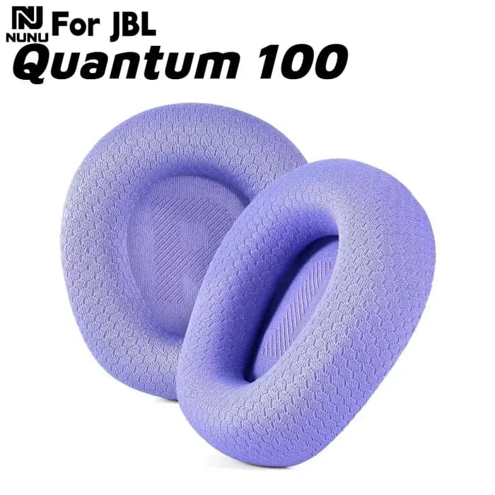 Coussinets d'oreille en filet respirant de remplacement / coussin de bandeau pour casque JBL Quantum 100