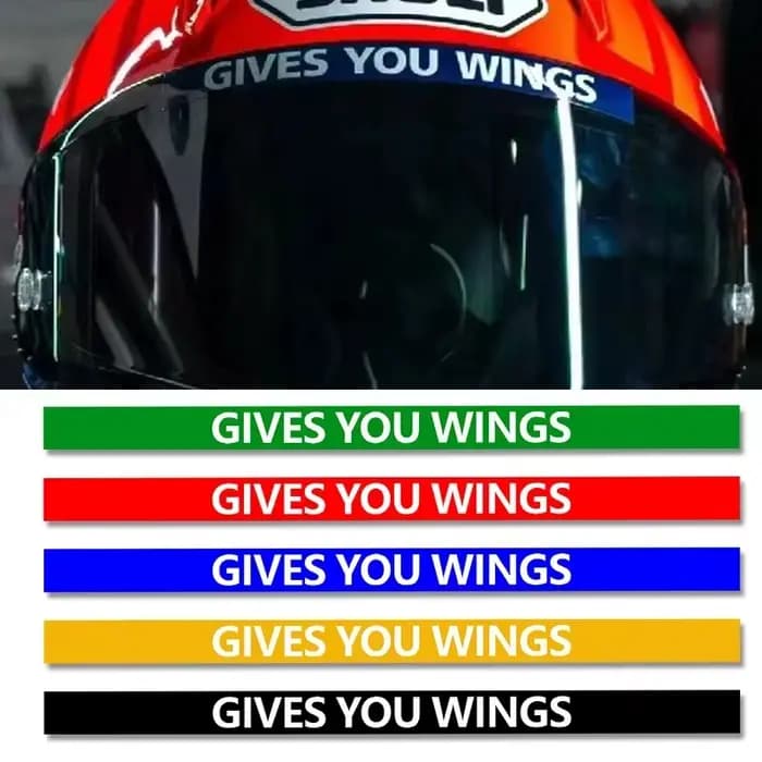 Autocollants pour visière de casque