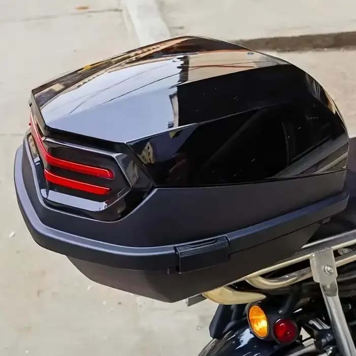 Boîte supérieure de moto 35l