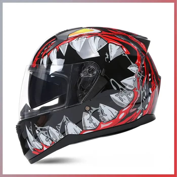 Casque de moto approuvé DOT ECE intégral Double lentille Capacete professionnel hommes femmes quatre saisons sécurité protection Casco