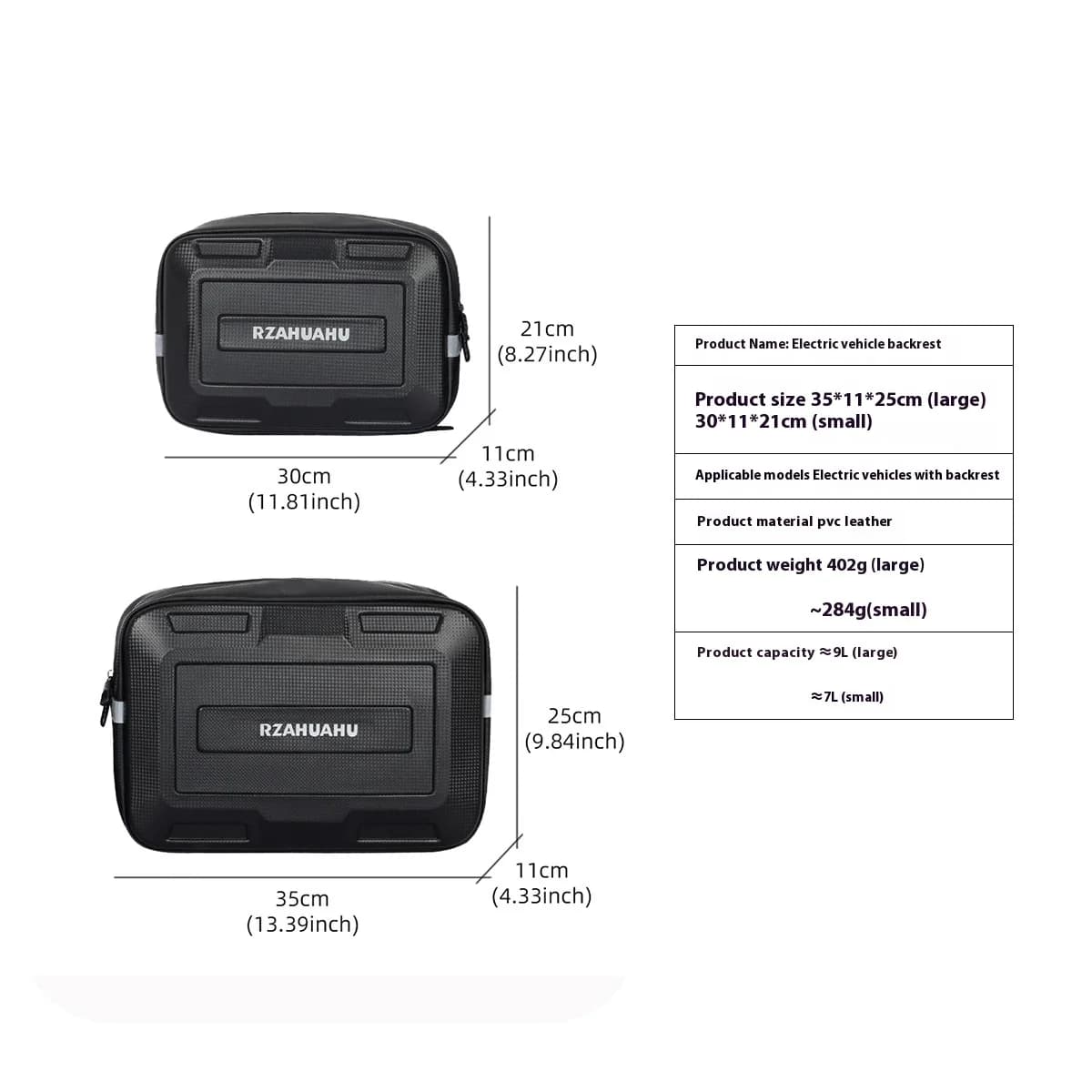 Sac de siège arrière de moto étanche, sac de rangement de grande capacité, accessoires de vélo