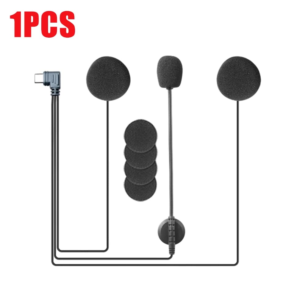 EJEAS V6 PRO /V4 PLUS casque de moto casque écouteur Microphone haut-parleur Full Duplex type-c pris
