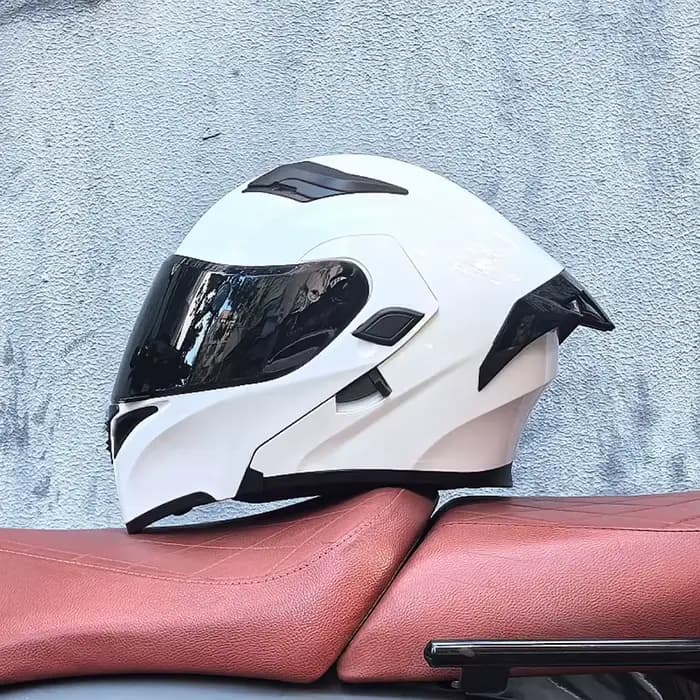 Casque de moto intégral pour hommes et femmes, pare-soleil, général