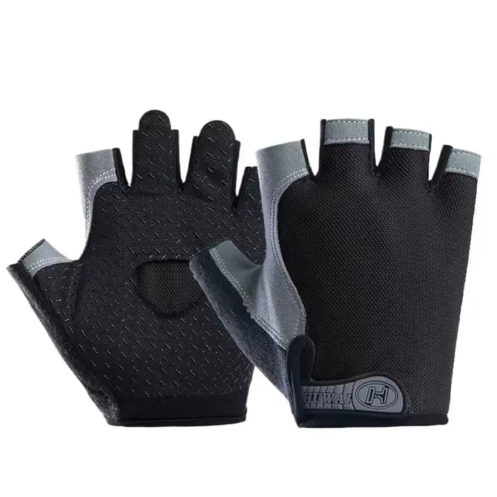 Gants de moto pour hommes, gants de cyclisme, gants sans doigts pour musculation, fitness, gym, pour