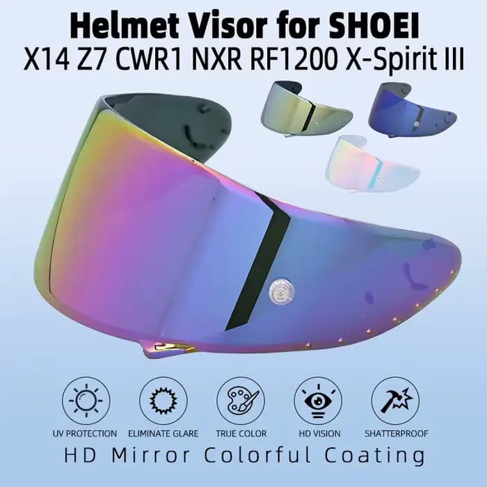 Visière de casque de Moto pour SHOEI X14 Z7 CWR1 RF1200 Xspirit NXR, bouclier de casque, lentille, a