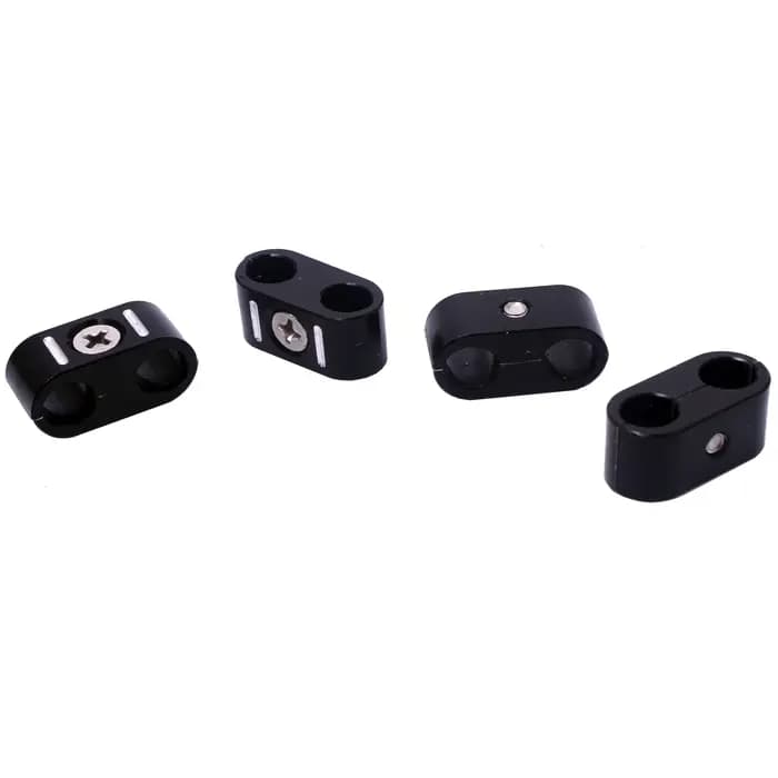 Pince de câble d'accélérateur de frein de moto universelle, 4 pièces, support de Clip, organisateur
