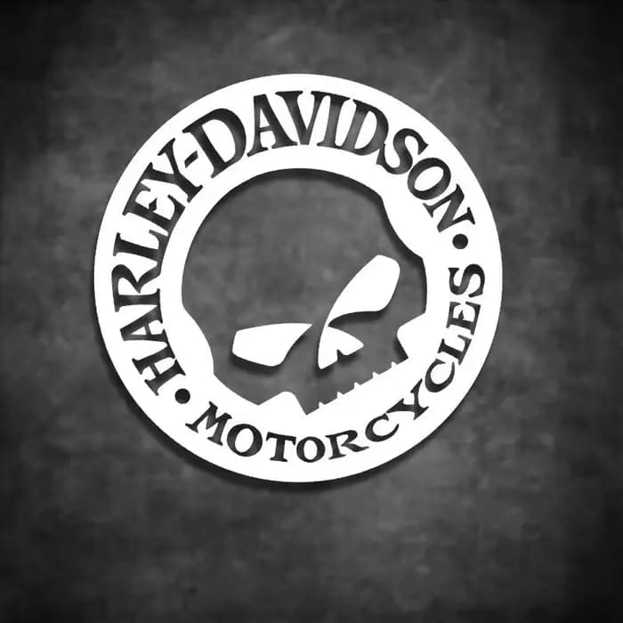 Autocollants de crâne de décoration personnalisés pour casque de moto rétro, pour Harley Davidson Pa