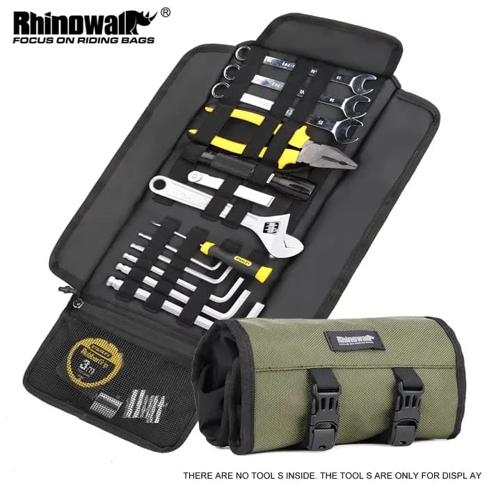 Rhinowalk – sac à outils pour moto, boîte à outils en rouleau, sac de selle, Kit de réparation Porta