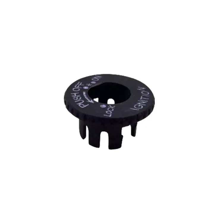 Accessoires moto décoratif ABS couverture noir cyclomoteur Scooter serrure d'allumage revêtement d'h