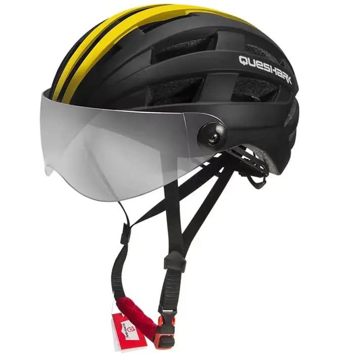 QUESHARK hommes femmes ultraléger casque de cyclisme vtt vélo de route vélo moto équitation amovible