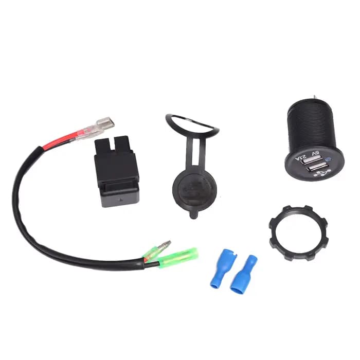 Caméra de moto téléphone portable USB chargeur rapide avec relais pour Kawasaki Ninja 400 650 Versys