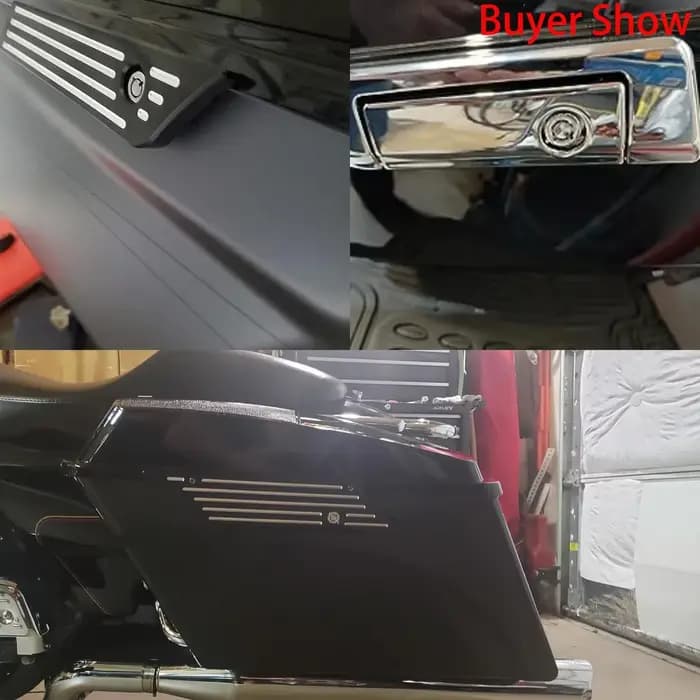 Serrure de sacoche de moto avec jeu de 2 clés, pour Harley Touring Electra Street Glide Road King FL