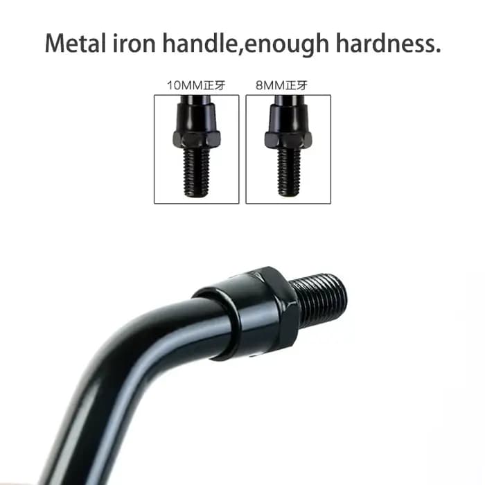 2 pièces/paire universel 8mm 10mm moto miroir Scooter e-bike rétroviseurs électromobile arrière côté