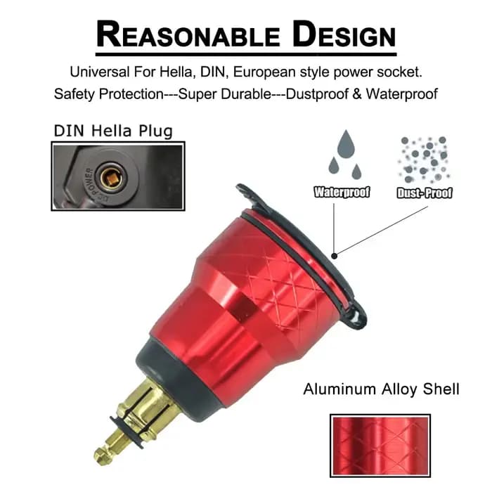 Pour BMW R1200GS R1250GS F800GS F750GS F850GS Tiger 800 900 pour Ducati QC 3.0 double chargeur USB p