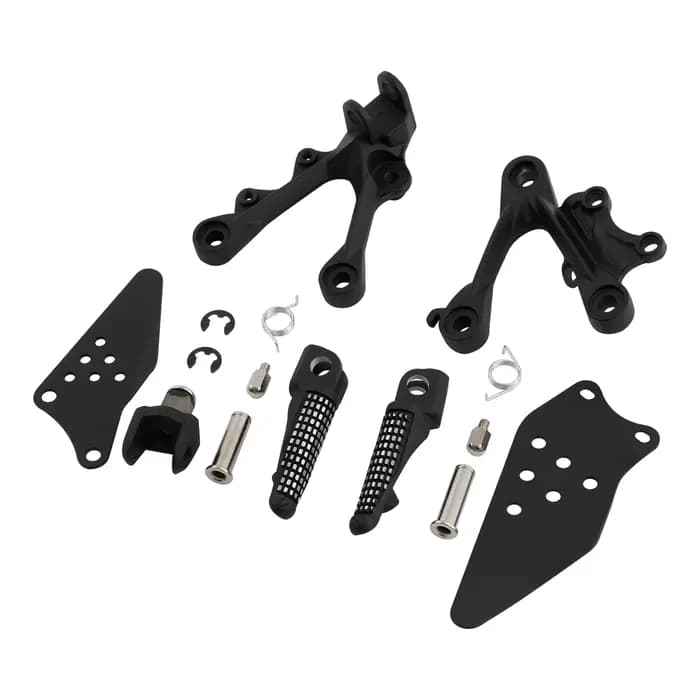 Jeu de supports de repose-pieds avant pour moto KAWASAKI Ninja ZX6R 2009-2018 ZX636 2013 2014 2015 2