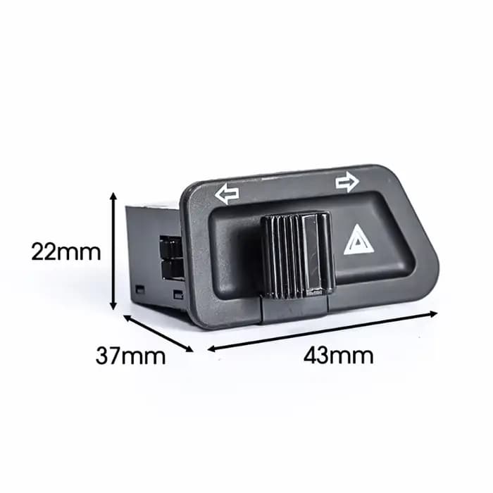 Bouton de commutation de clignotant de moto, double flash, marche, arrêt, démarrage, véhicules élect