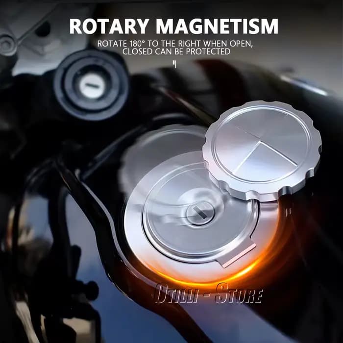 Couvercle de Carburant Précieux pour Moto, Bouchon de Boîte à Huile, en Aluminium CNC, Accessoires p