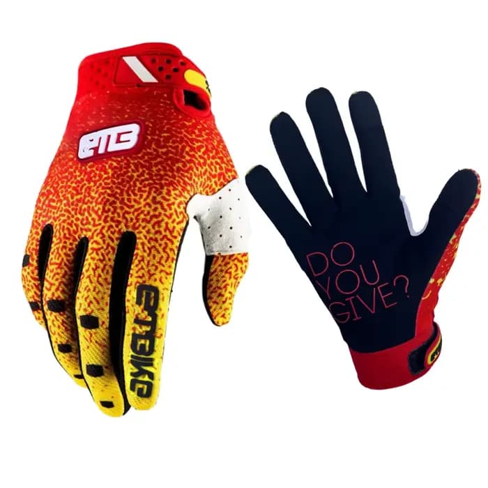 Gants d'équitation ETBIKE, moto sports de plein air tout-terrain, gants mx VTT DH, support pour écra