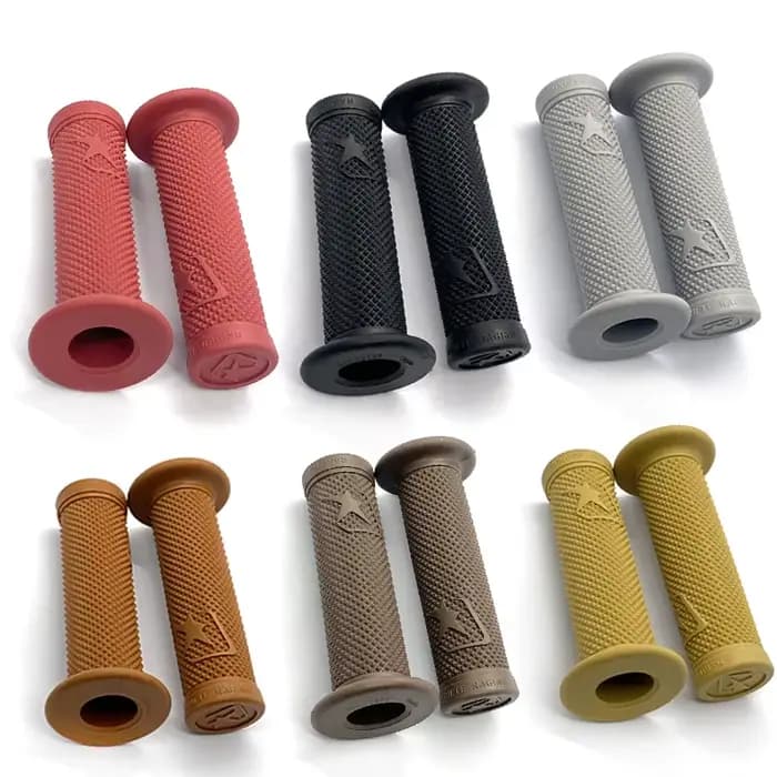 Poignées de guidon de moto de haute qualité, 7/8 pouces, 22MM, poignées universelles en caoutchouc,