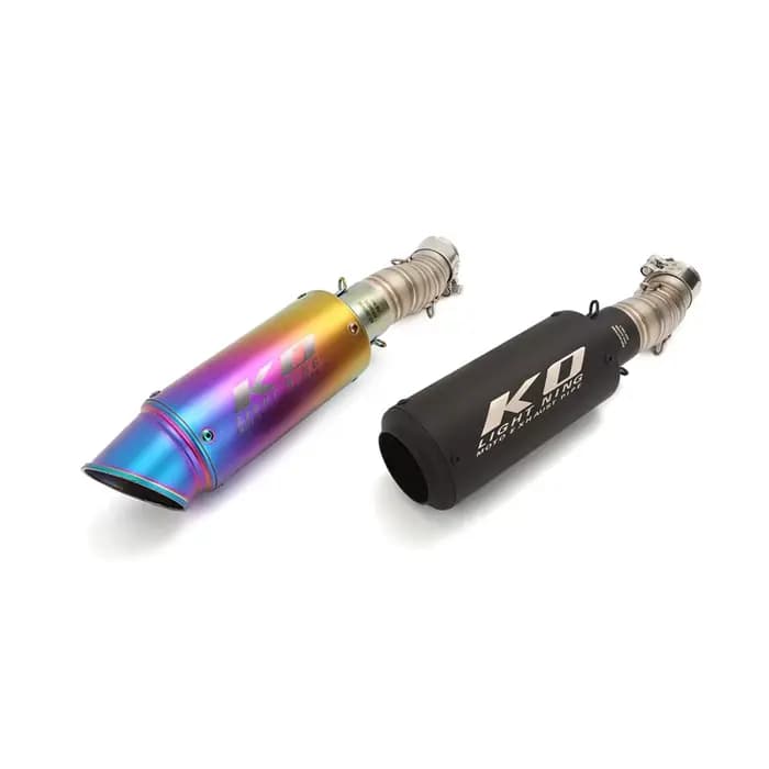 Tuyau en acier inoxydable pour moto, Escape Mid Link Pipe, Slip-On Silencieux, PerfecDB Killer, Sac