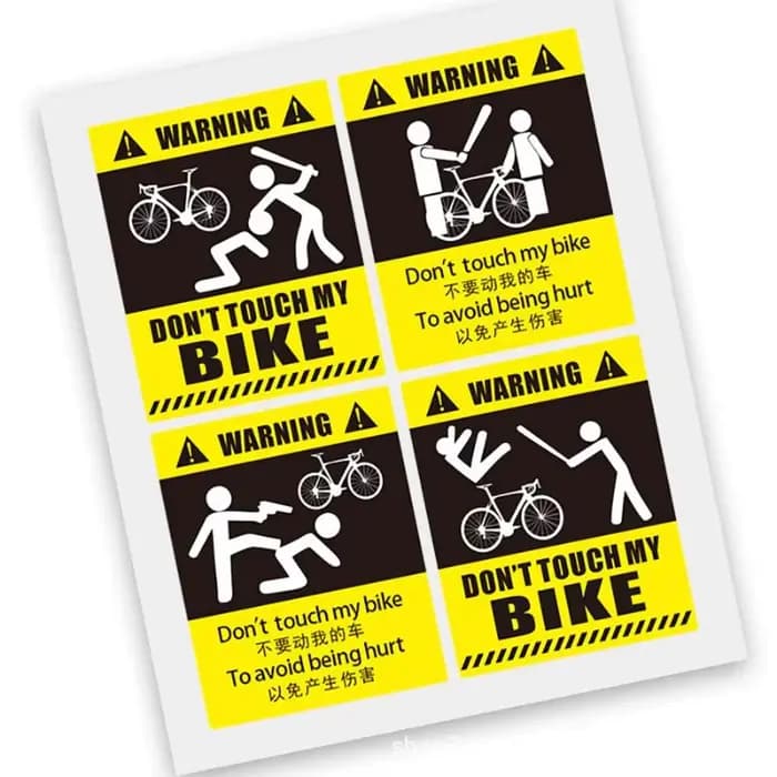 Autocollant 3D anti-rayures pour cadre de vélo de route et VTT, accessoires de protection
