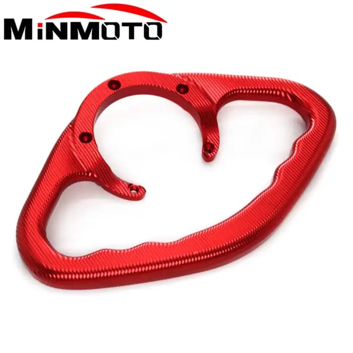 Support d'accoudoir de réservoir de carburant CNC pour moto, poignée de maintien pour passager pour