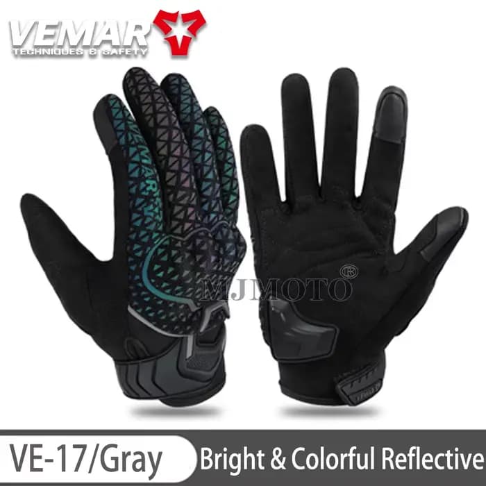 VEMAR-Gants de moto colorés, mitaines de motocross, gants de cyclisme d'été, gants de moto de protec